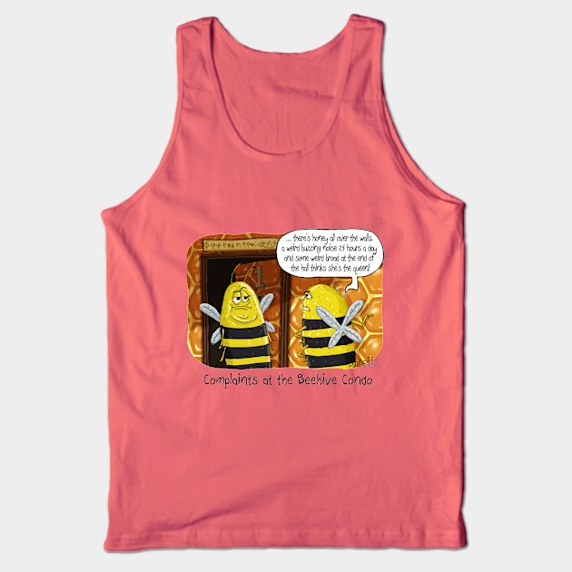 Bee Hive Condo Superintendent Tank Top by macccc8